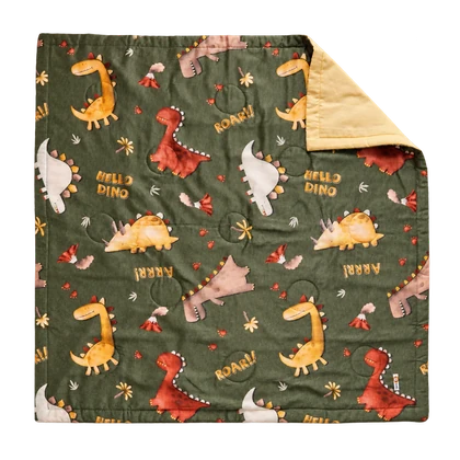 Chăn Tencel · Khủng long xanh đậm