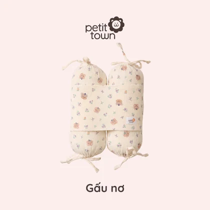 Gối chặn sơ sinh · Gấu nơ
