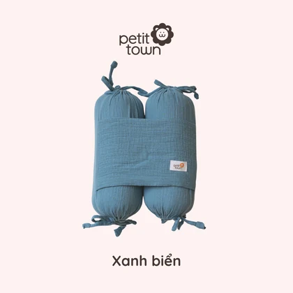 Gối chặn sơ sinh · Xanh biển
